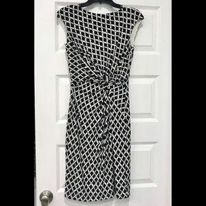 Ralph Lauren Figure Flattering Twist Front Dress